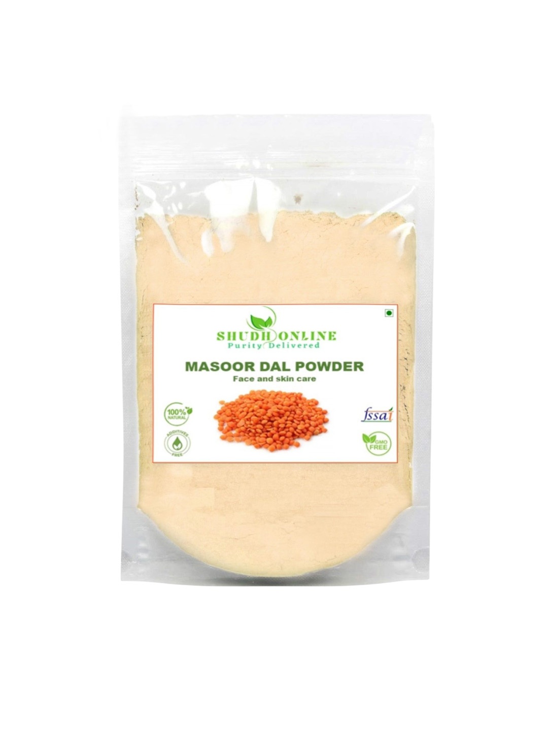 

Shudh Online Masoor Dal Powder Face Pack For Skin & Face Care - 1000 g, Orange