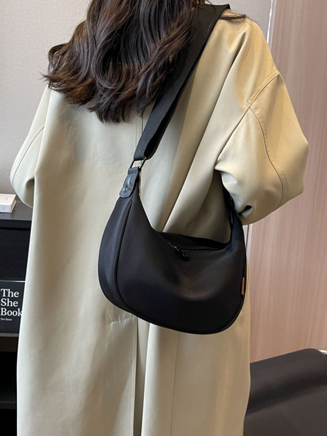 

StyleCast Structured Shoulder Bag, Black