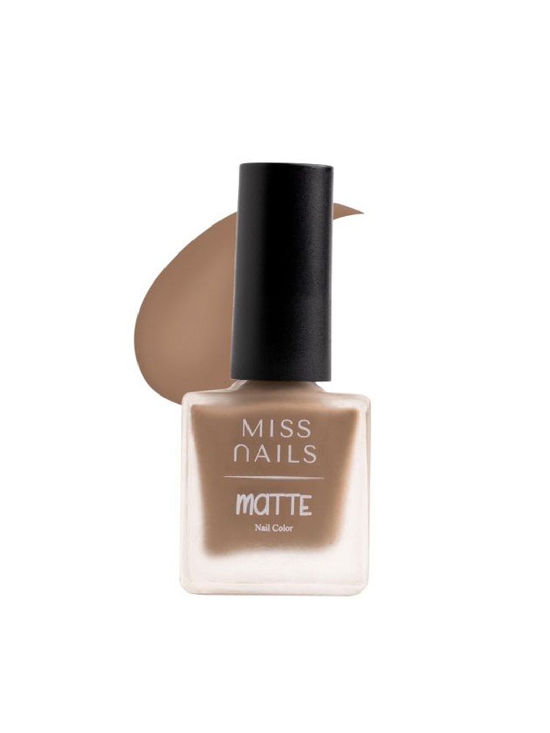 

MISS NAILS Matte Collection Nail Polish - 8ml - Choco Loco, Brown