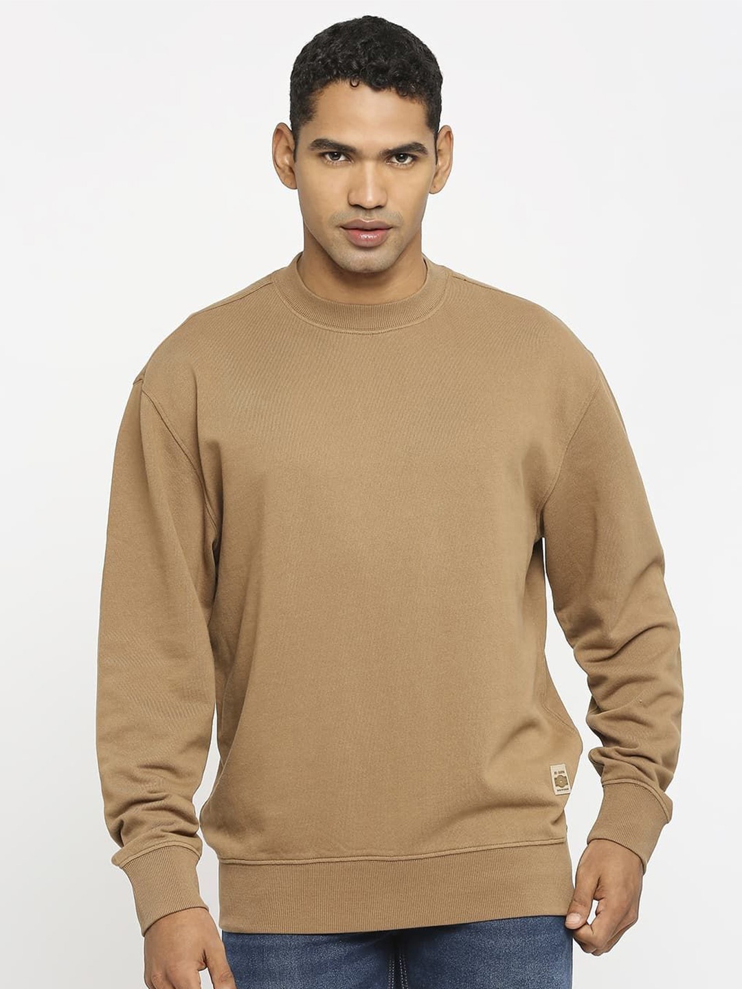 

Basics Men Sweatshirt, Brown