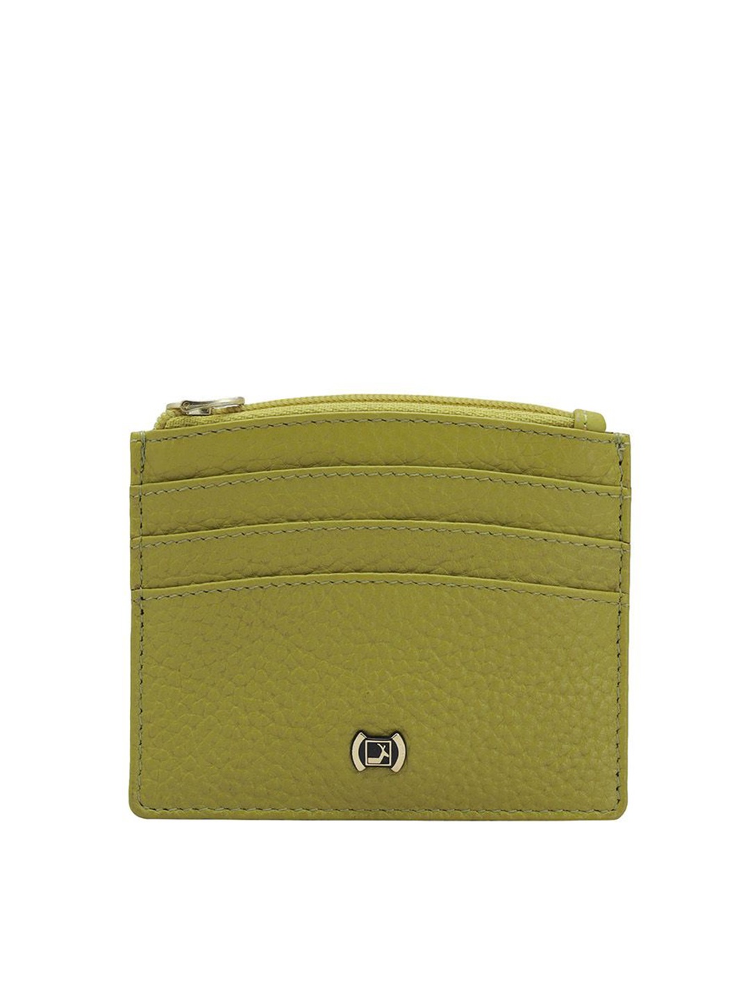 

Da Milano Unisex Leather Card Holder, Green