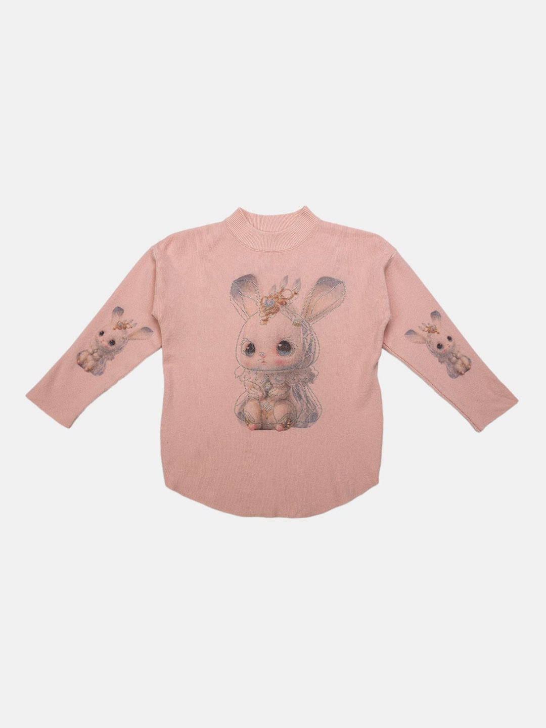 

Albion By CnM Girls Printed Top with Trousers, Peach