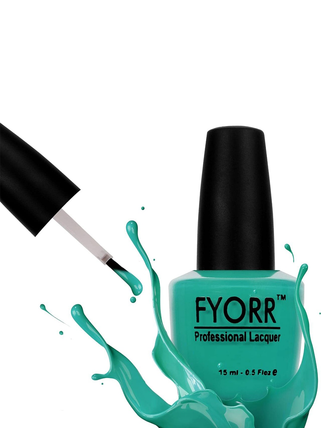 

FYORR Professional Lacquer Long Lasting Nail Polish - 15ml - On My Way, Teal