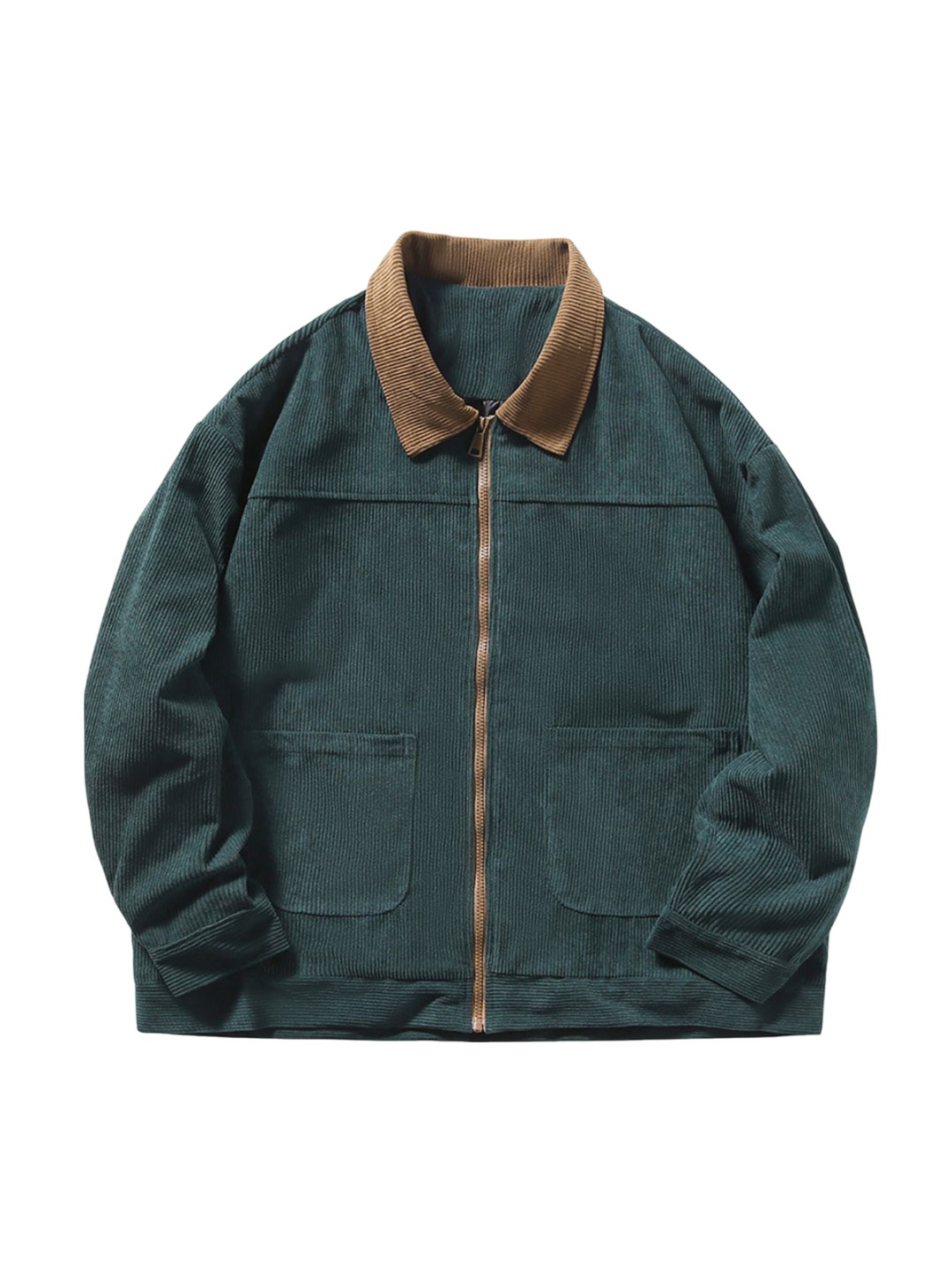 

StyleCast x Revolte Men Lightweight Open Front Jacket, Green