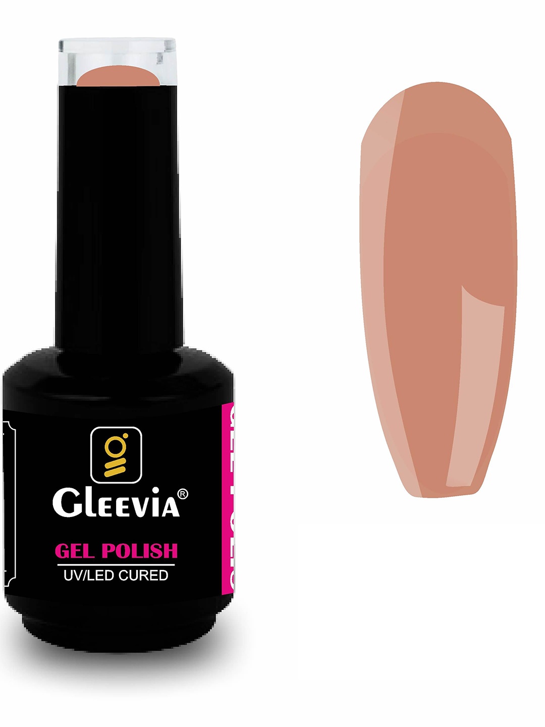 

Gleevia UV Gel Nail Polish - 15 ml - Shade S74, Nude