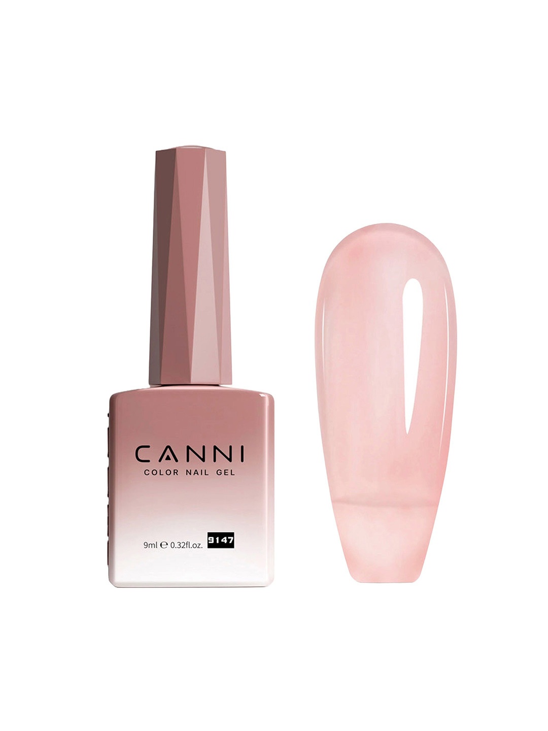 

CANNI Hema Free UV Jelly Color Gel Nail Polish - 9 ml - 9147, Pink