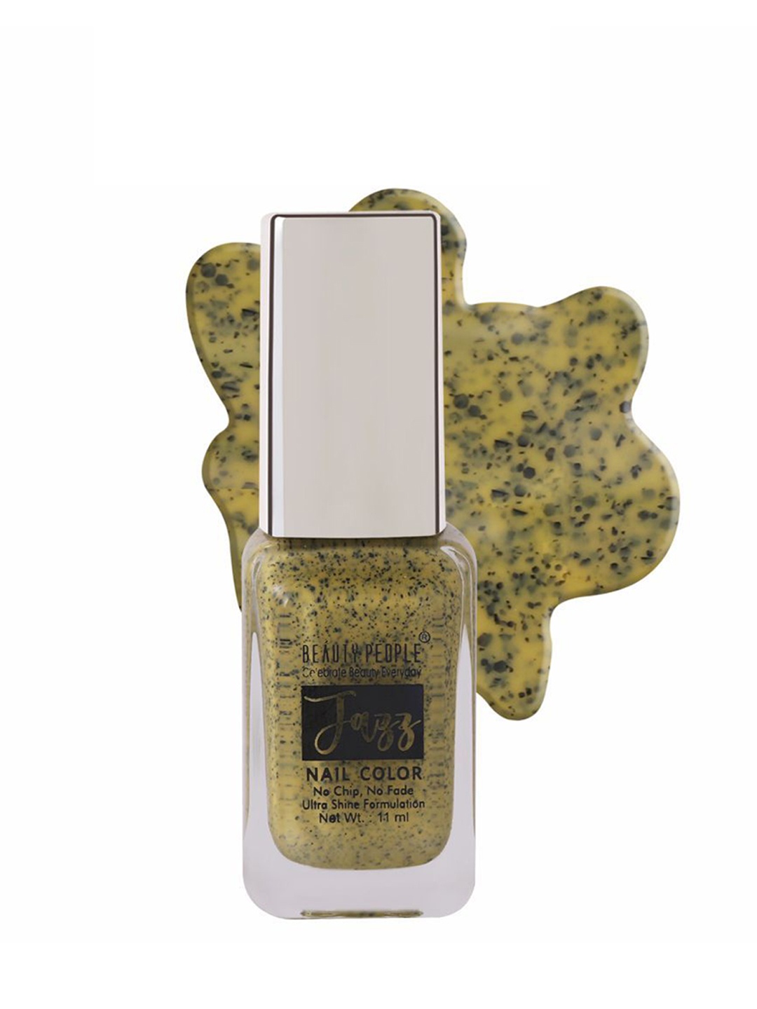 

Beauty People Jazz Nail Color With Ultra Shine Formula 11ml - Crumble Yellow BP40