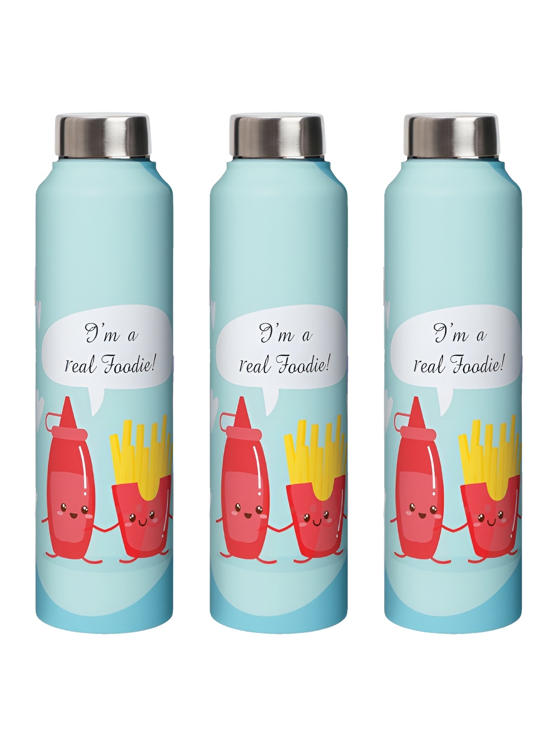 

Speedex Multicoloured Single Stainless Steel Solid Water Bottle, Multi