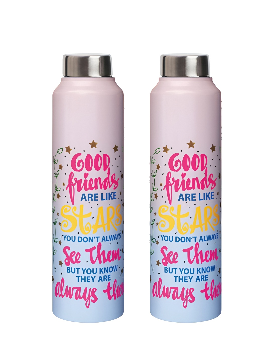 

Speedex Multicoloured Single Stainless Steel Solid Water Bottle, Multi