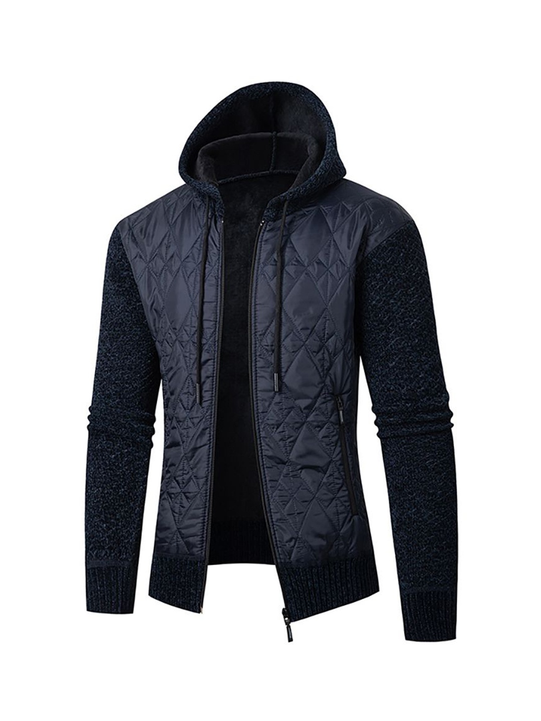 

StyleCast x Revolte Men Lightweight Open Front Jacket, Blue