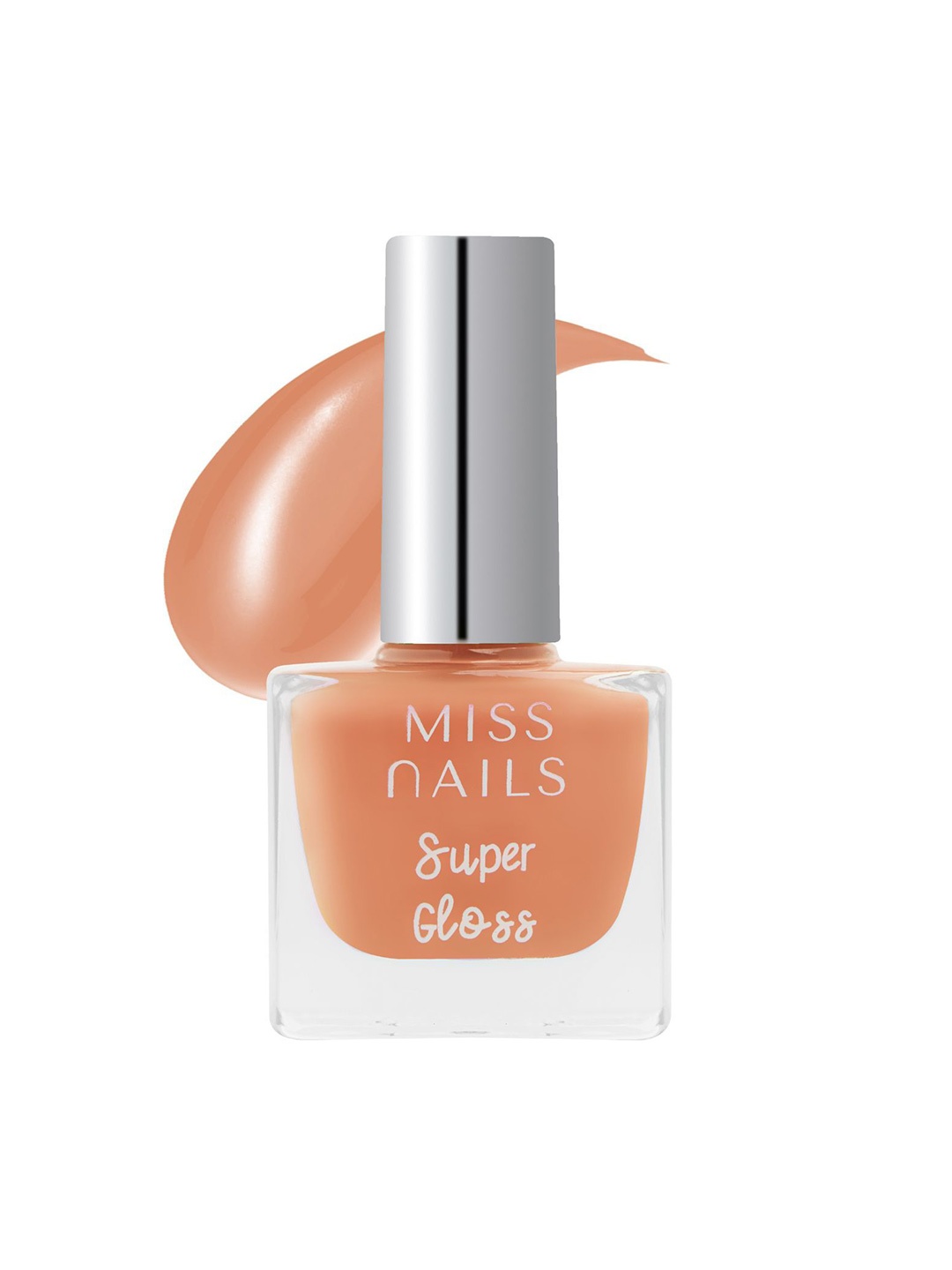 

MISS NAILS Super Gloss Nail Polish- 10 ml- SG03, Orange
