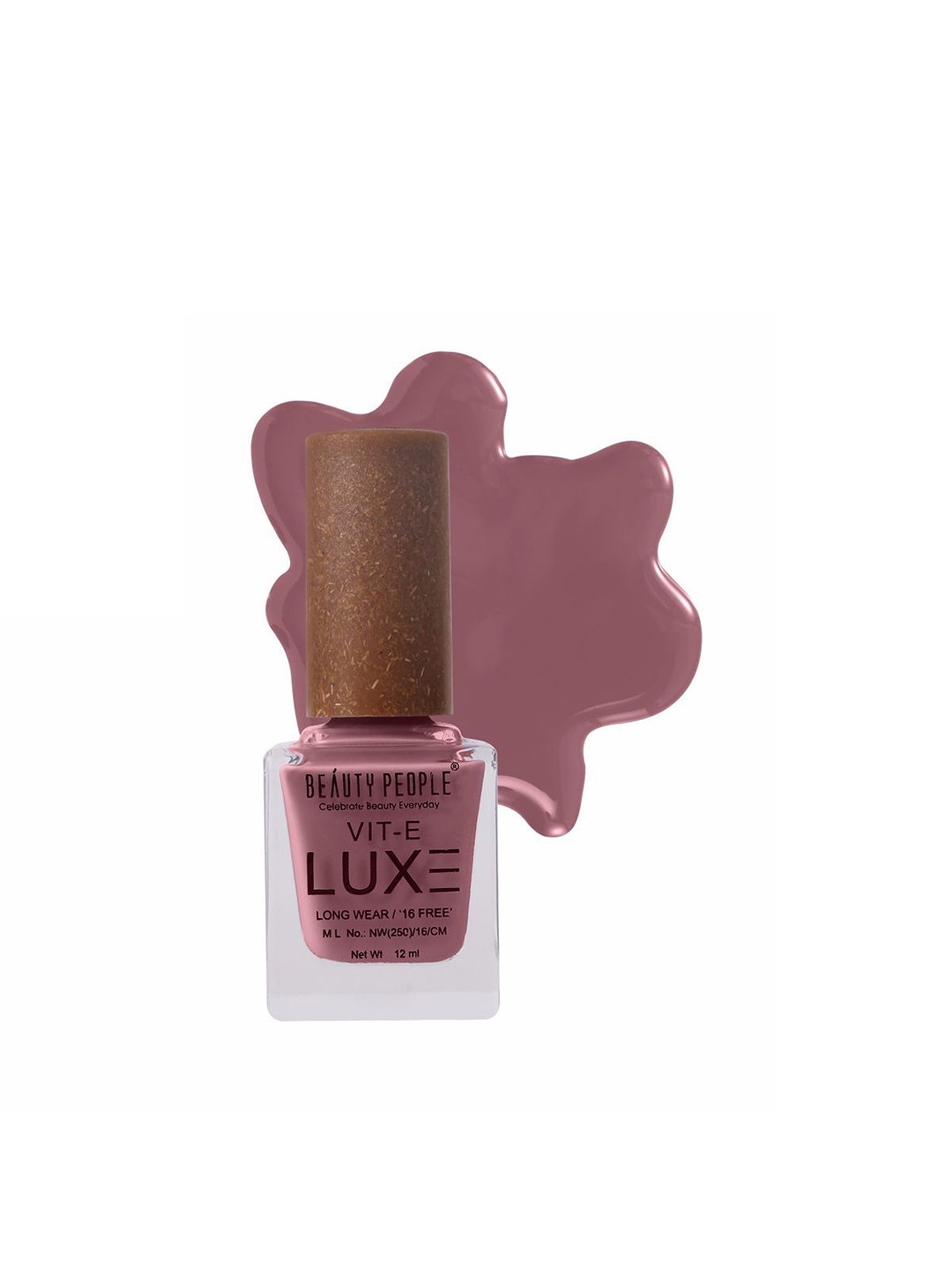

Beauty People Luxe Premium Nail Polish With Vitamin E 12ml - Peach Peach BP56, Mauve
