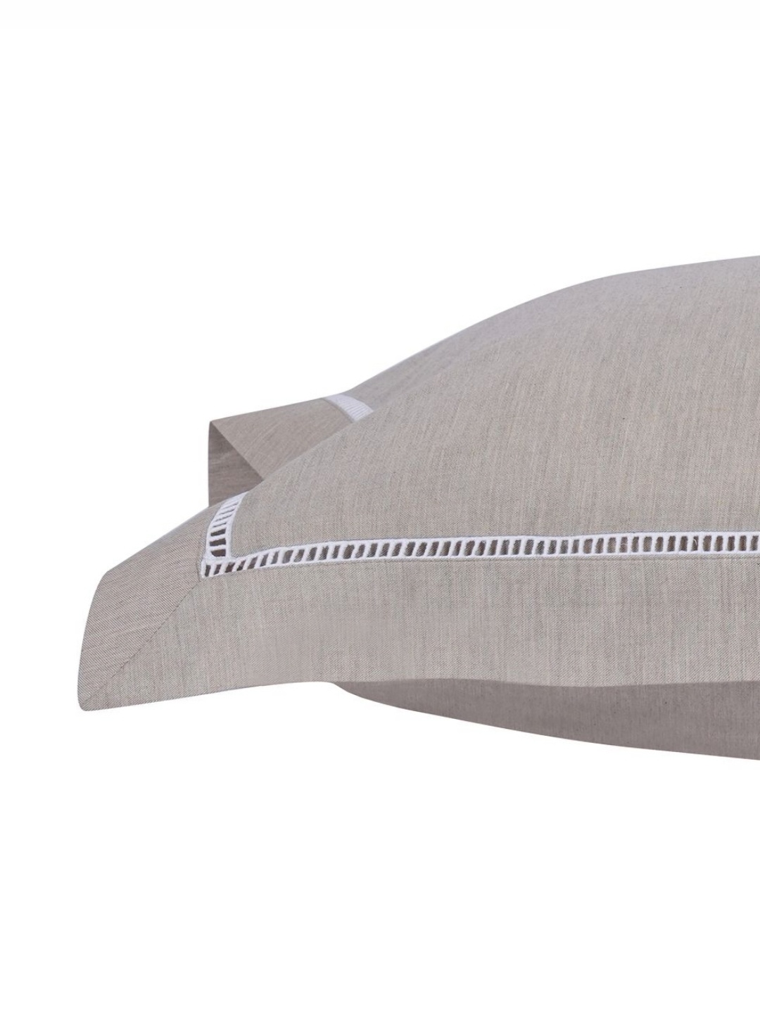

MASPAR Beige 2 Pieces Abstract Pure Cotton Rectangle Pillow Covers