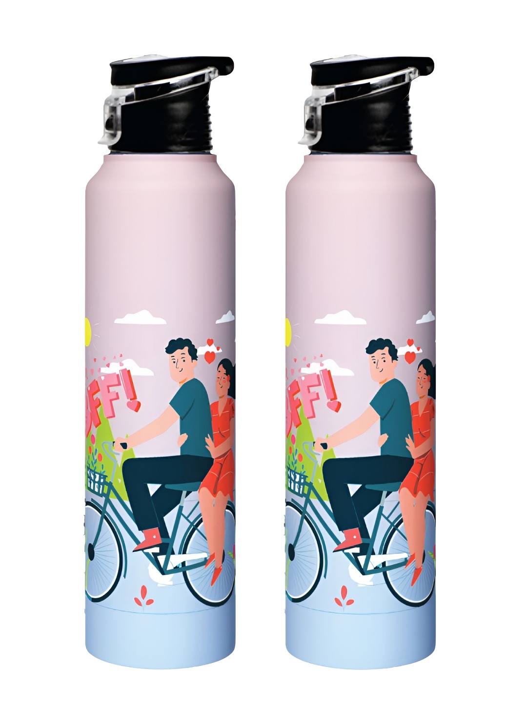 

Speedex Multicoloured Single Stainless Steel Solid Water Bottle, Multi