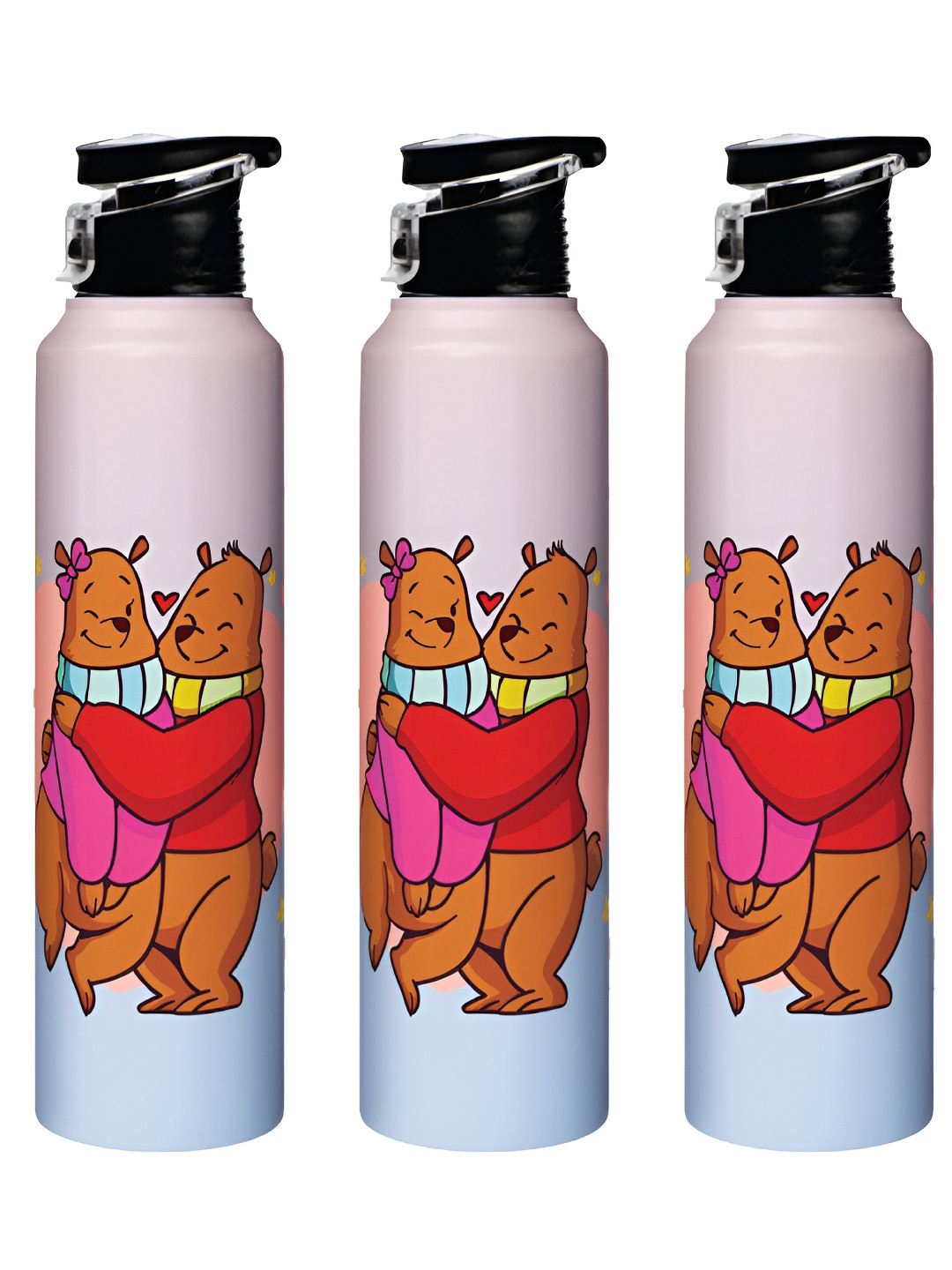 

Speedex Multicoloured Single Stainless Steel Solid Water Bottle, Multi