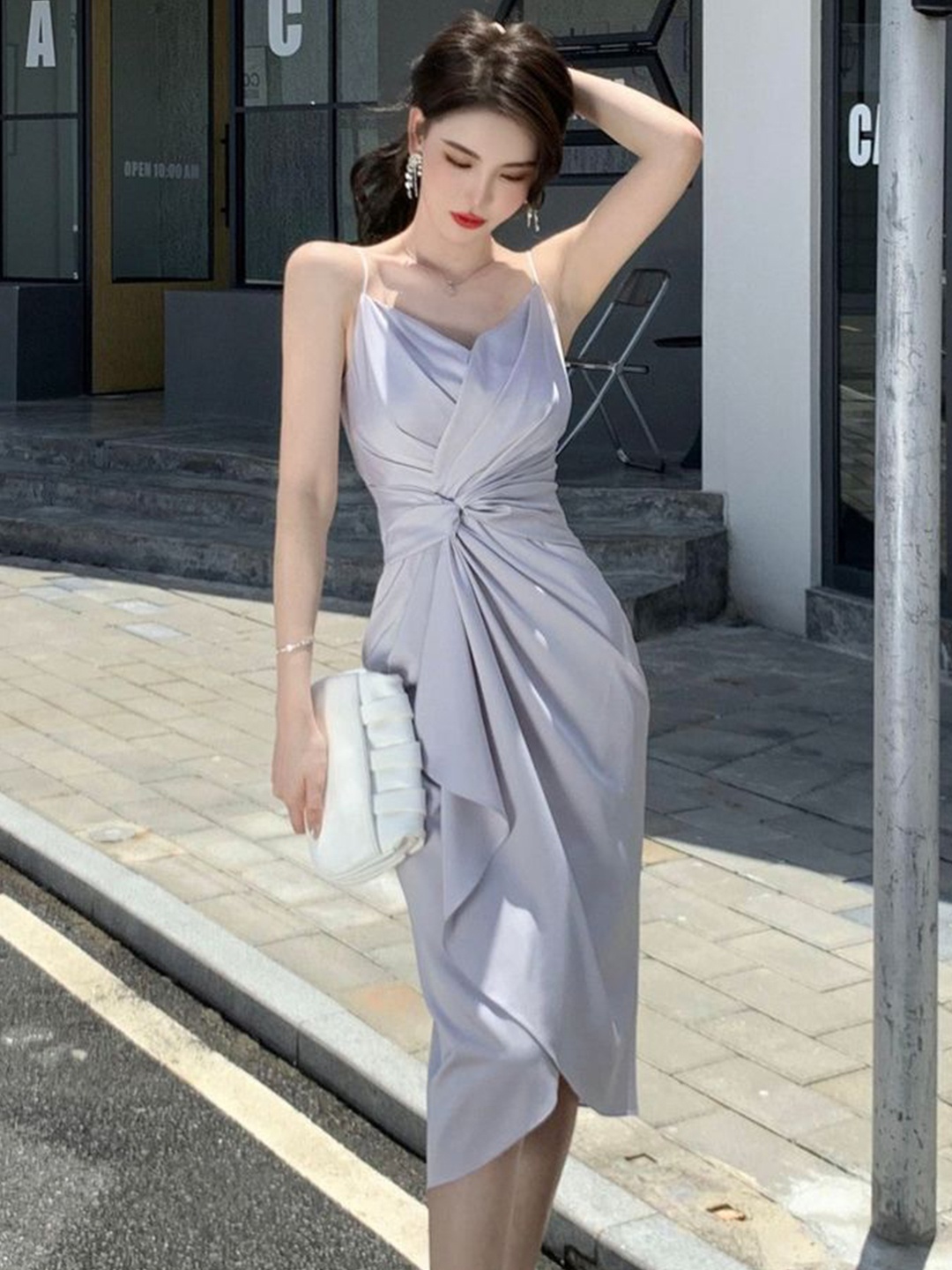 

LULU & SKY Midi Dress, Purple