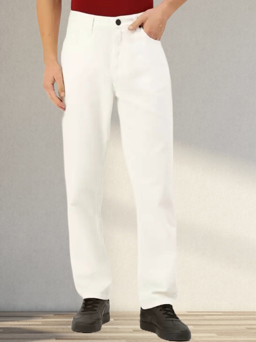 

LINARIA Men Classic Jeans, White