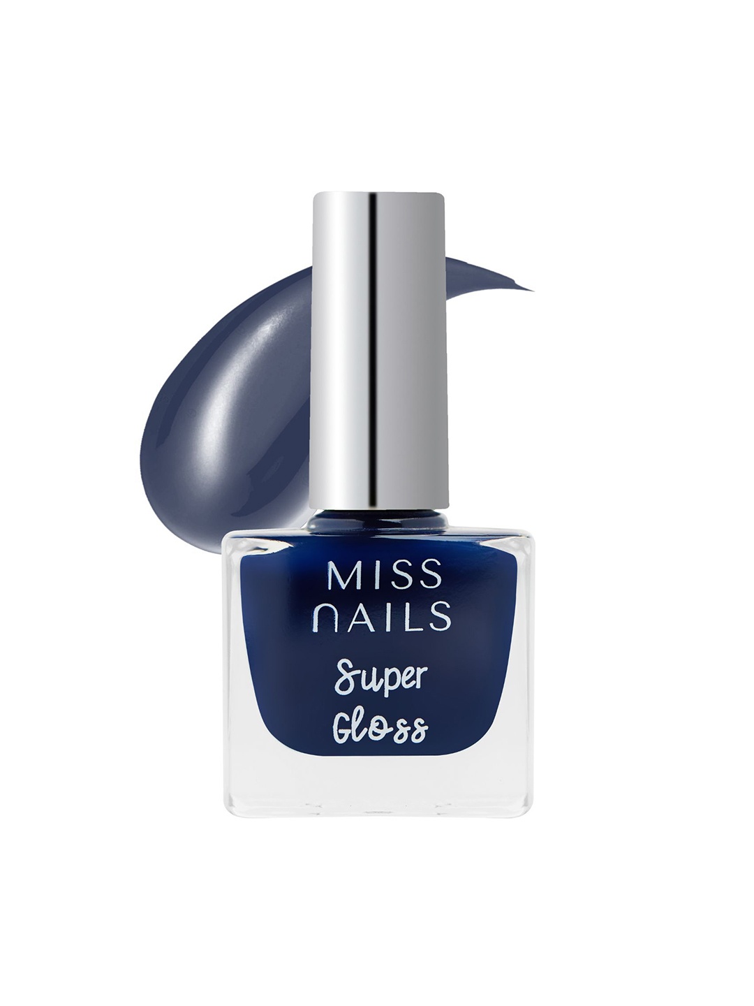 

MISS NAILS Super Gloss Nail Paint - 10 ml - SG16, Navy blue