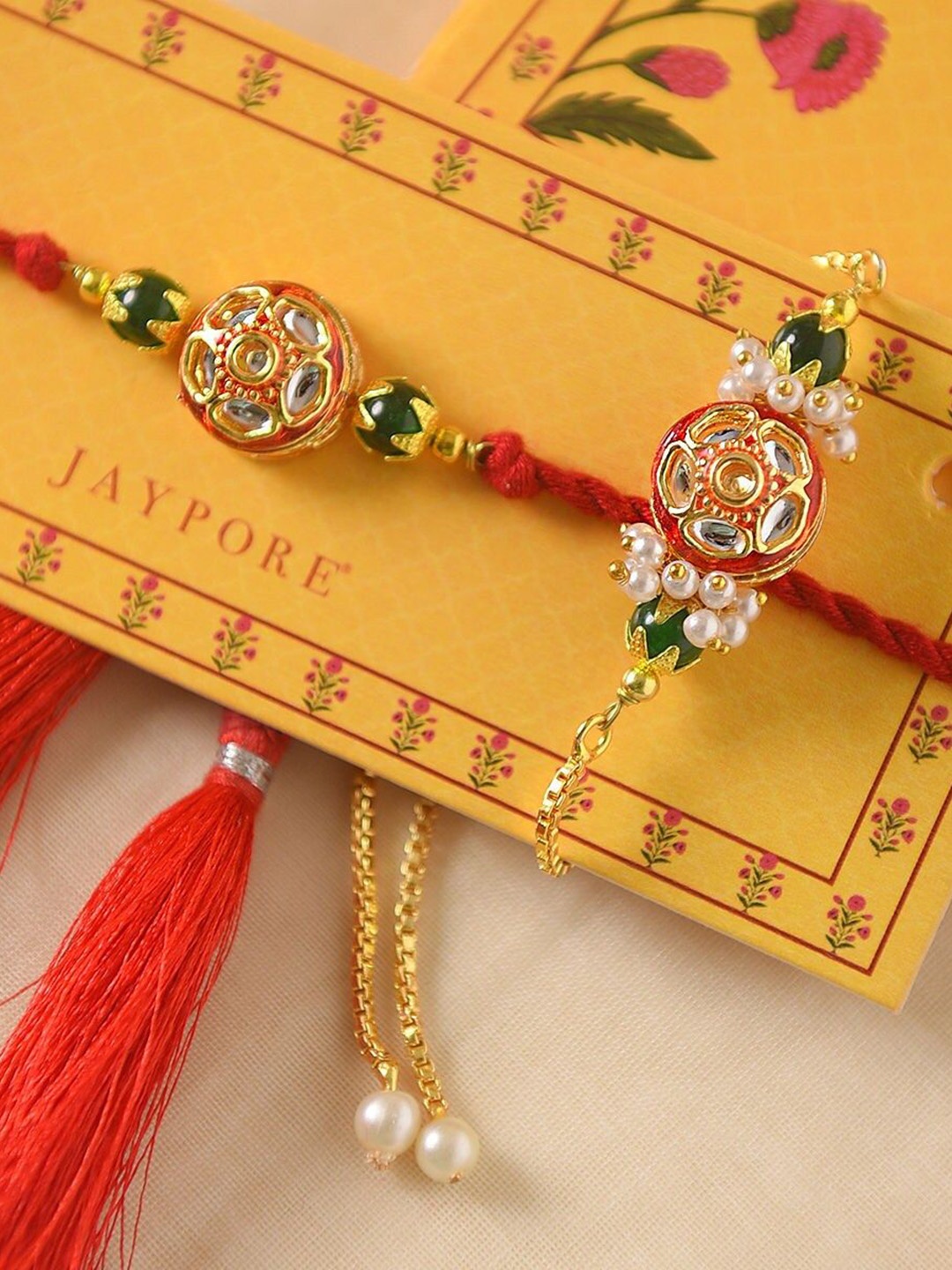 

JAYPORE Thread Rakhi, Gold