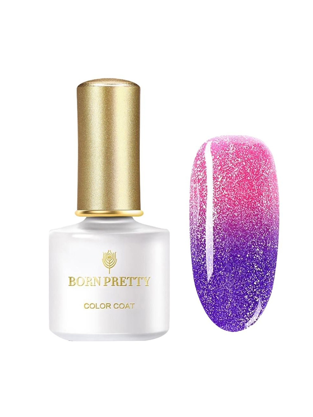 

BORN PRETTY Color Coat Color Changing Gel Nail Polish - 6 ml - TG04, Blue