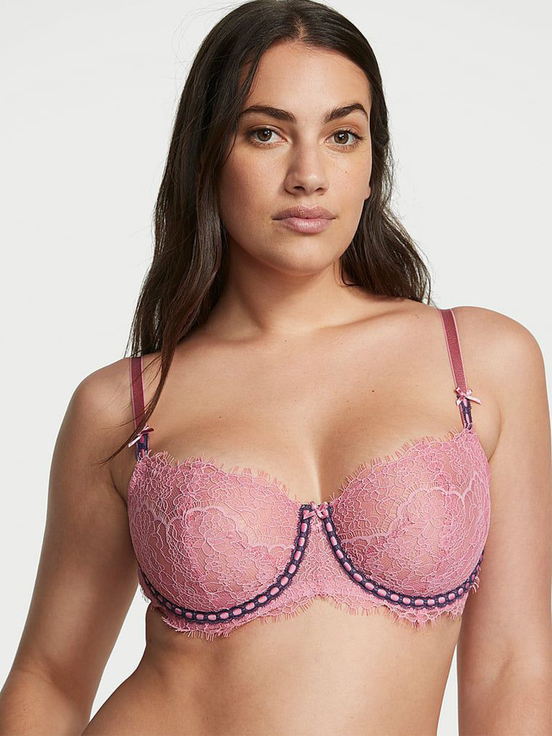

Victoria's Secret Floral Bra Medium Coverage Underwired, Pink