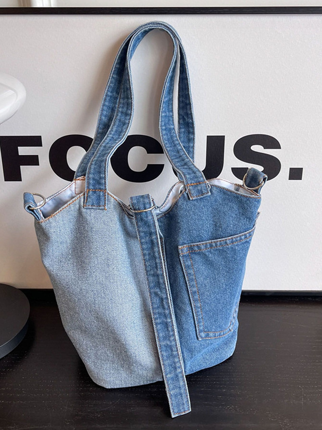

StyleCast Checked Structured Handheld Bag with, Na