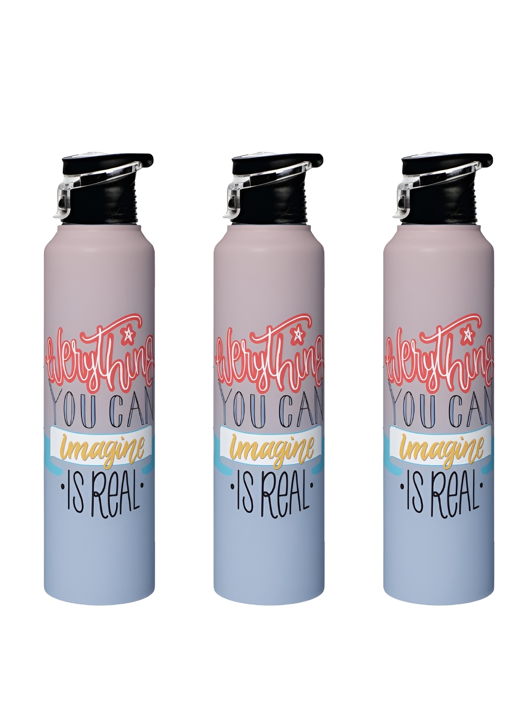 

Speedex Multicoloured Single Stainless Steel Solid Water Bottle, Multi
