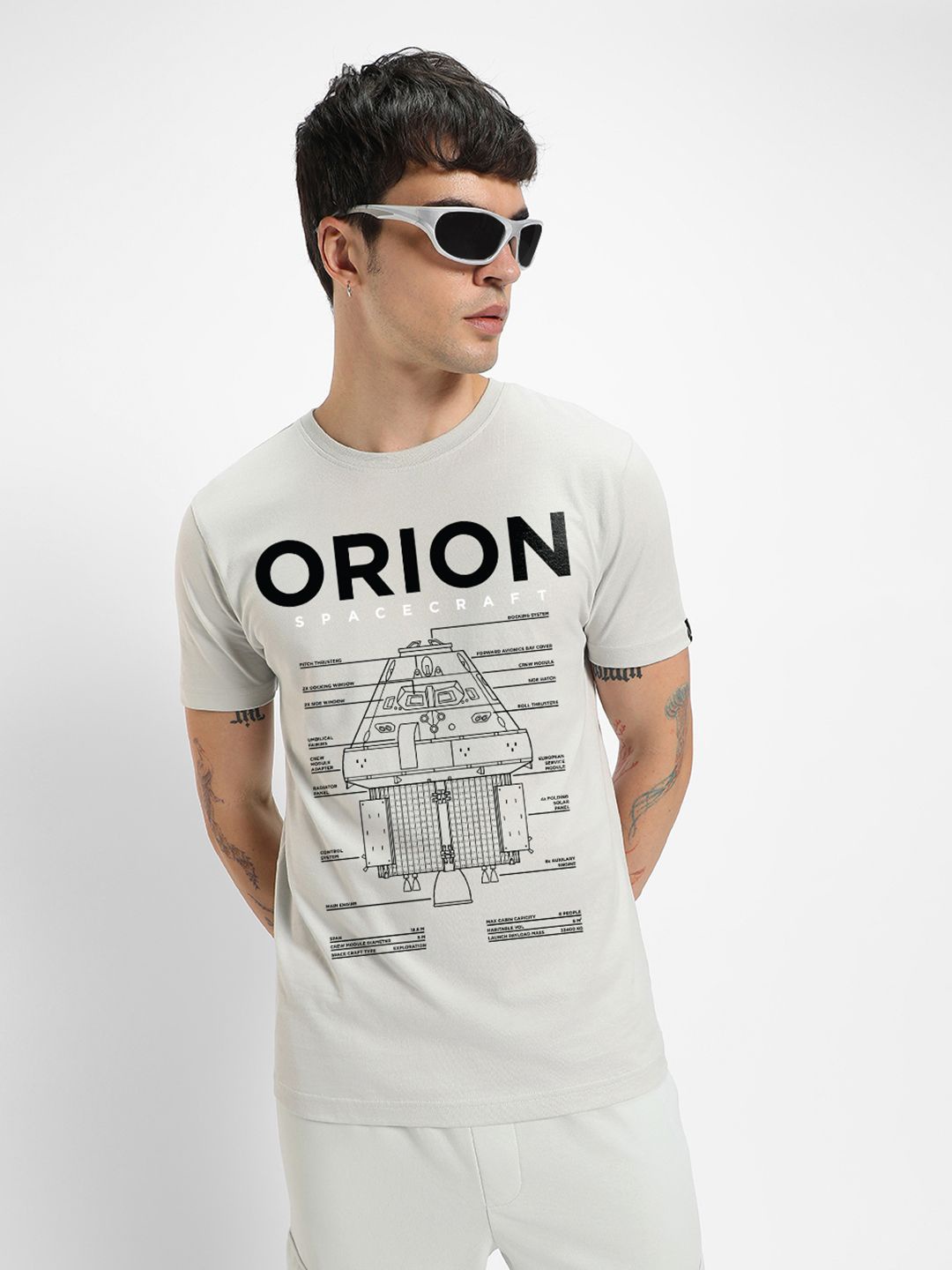 

Bewakoof Men Printed T-shirt, Grey