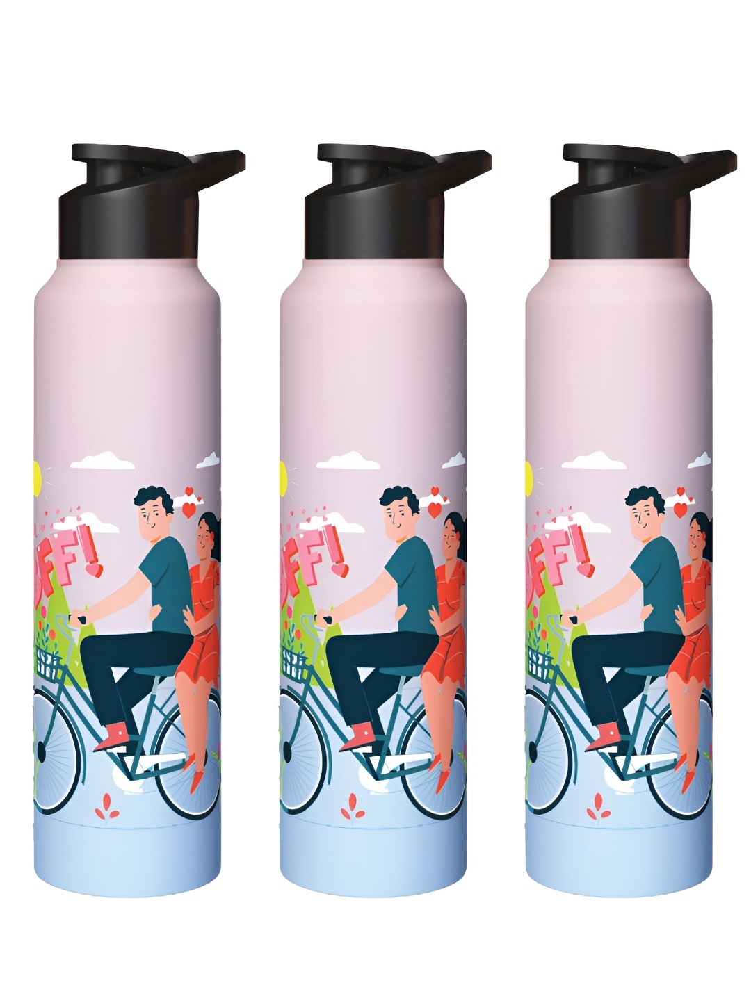 

Speedex Multicoloured Single Stainless Steel Solid Water Bottle, Multi