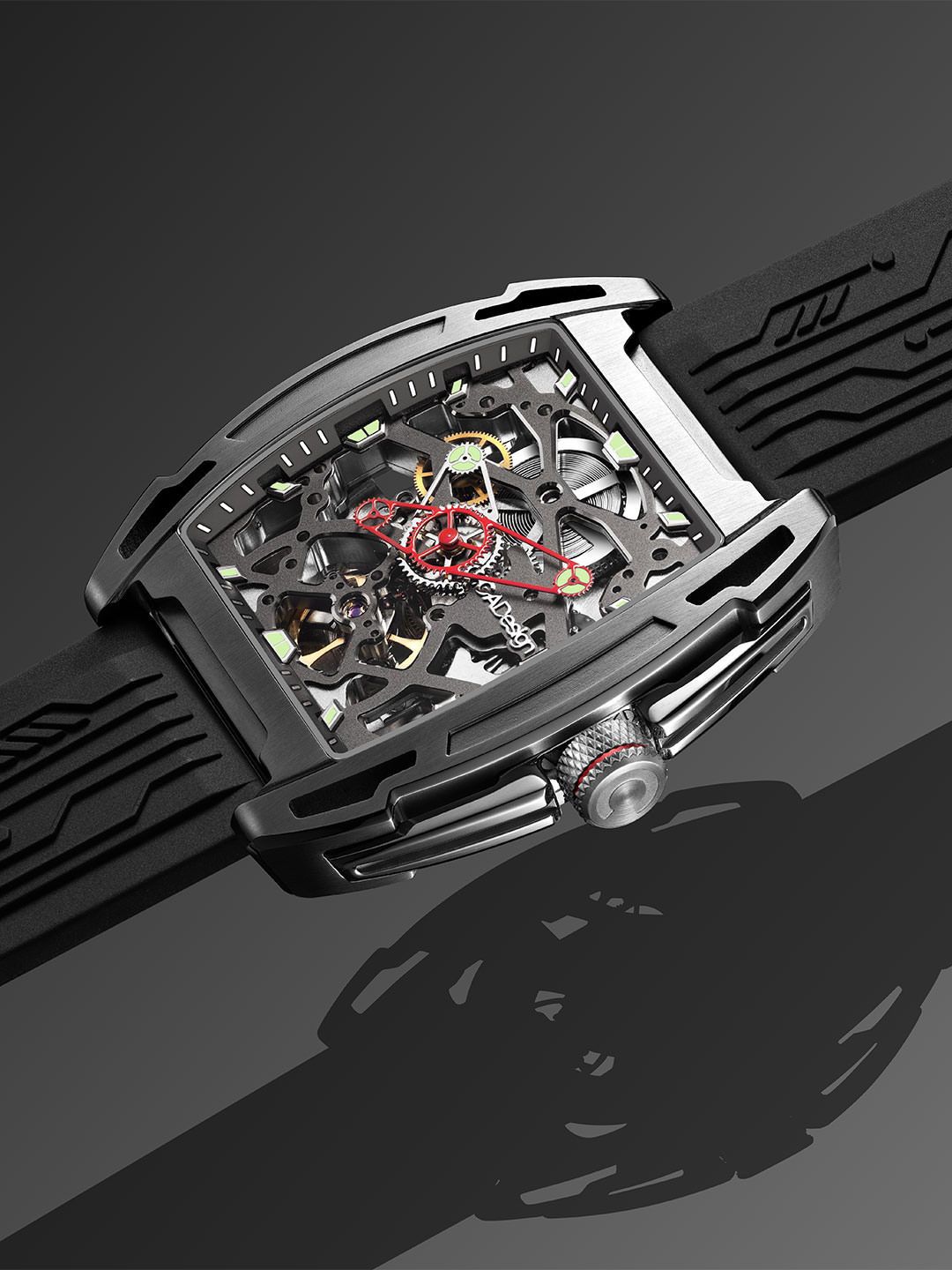 

CIGA Design Men Dial & Straps Analogue Automatic Motion Powered Watch Z062-SISI-W5BK, Transparent