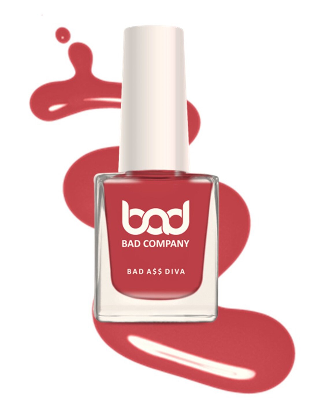 

BAD COMPANY No Toxin Nail Lacquer 10 ml She got your back-91, Red