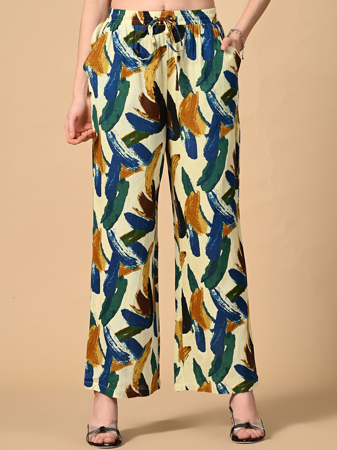 

all about you Women Printed Trousers, Multi