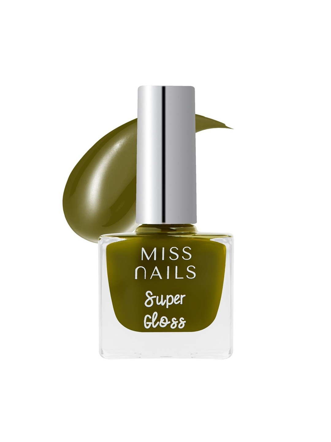 

MISS NAILS Super Gloss Nail Paint - 10 ml - SG02, Green