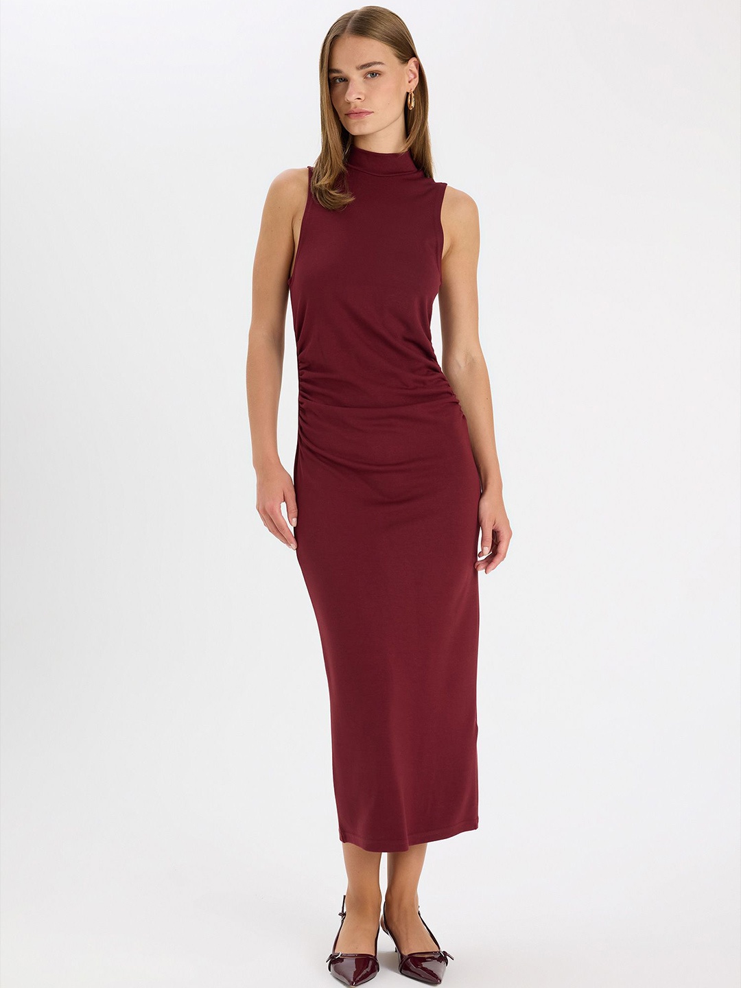 

DeFacto Maxi Midi Dress, Na