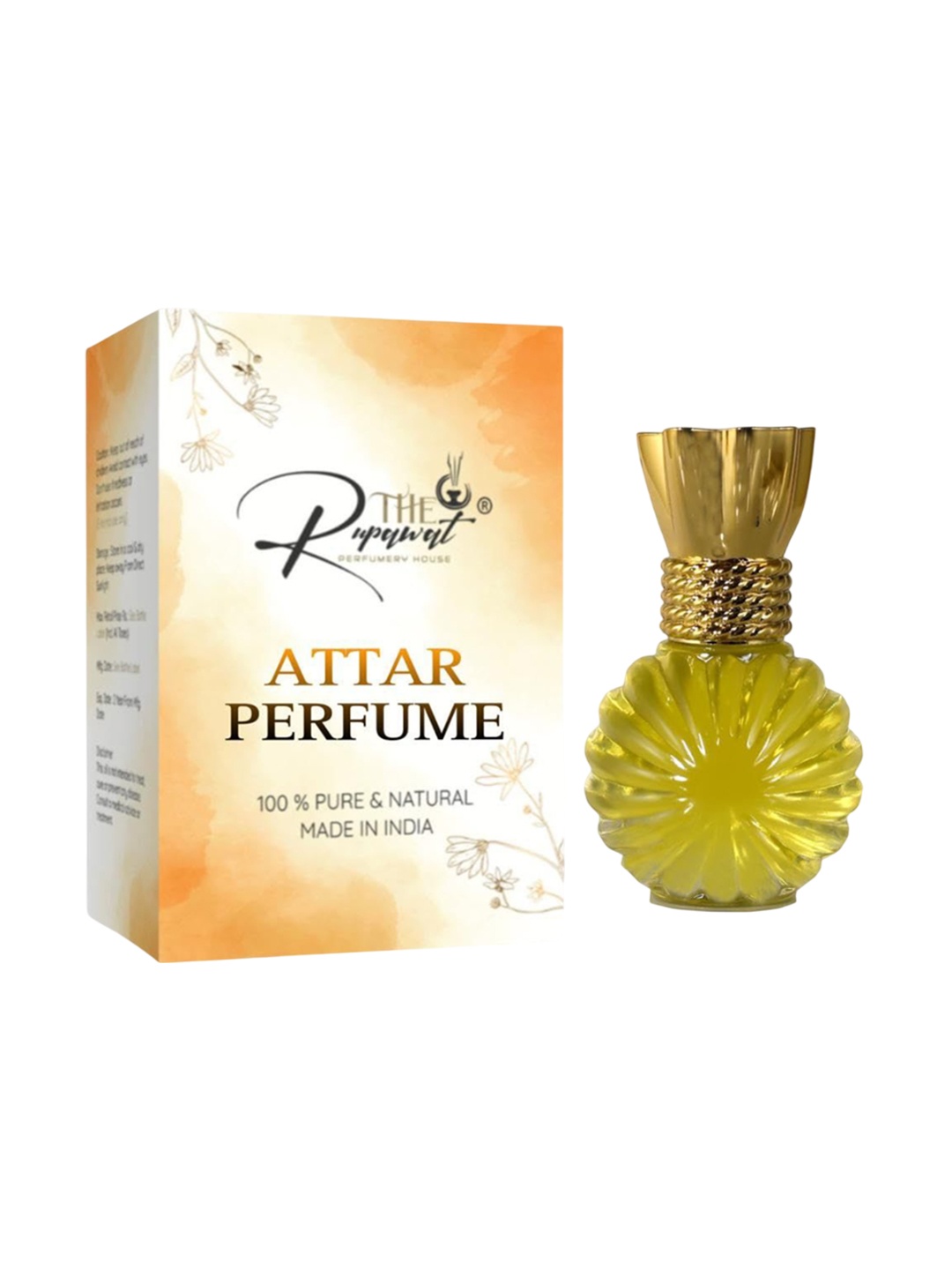 

THE RUPAWAT Perfumery House Breath Of heaven Premium 100% Natural Alcohol Free Attar-12ml, Transparent