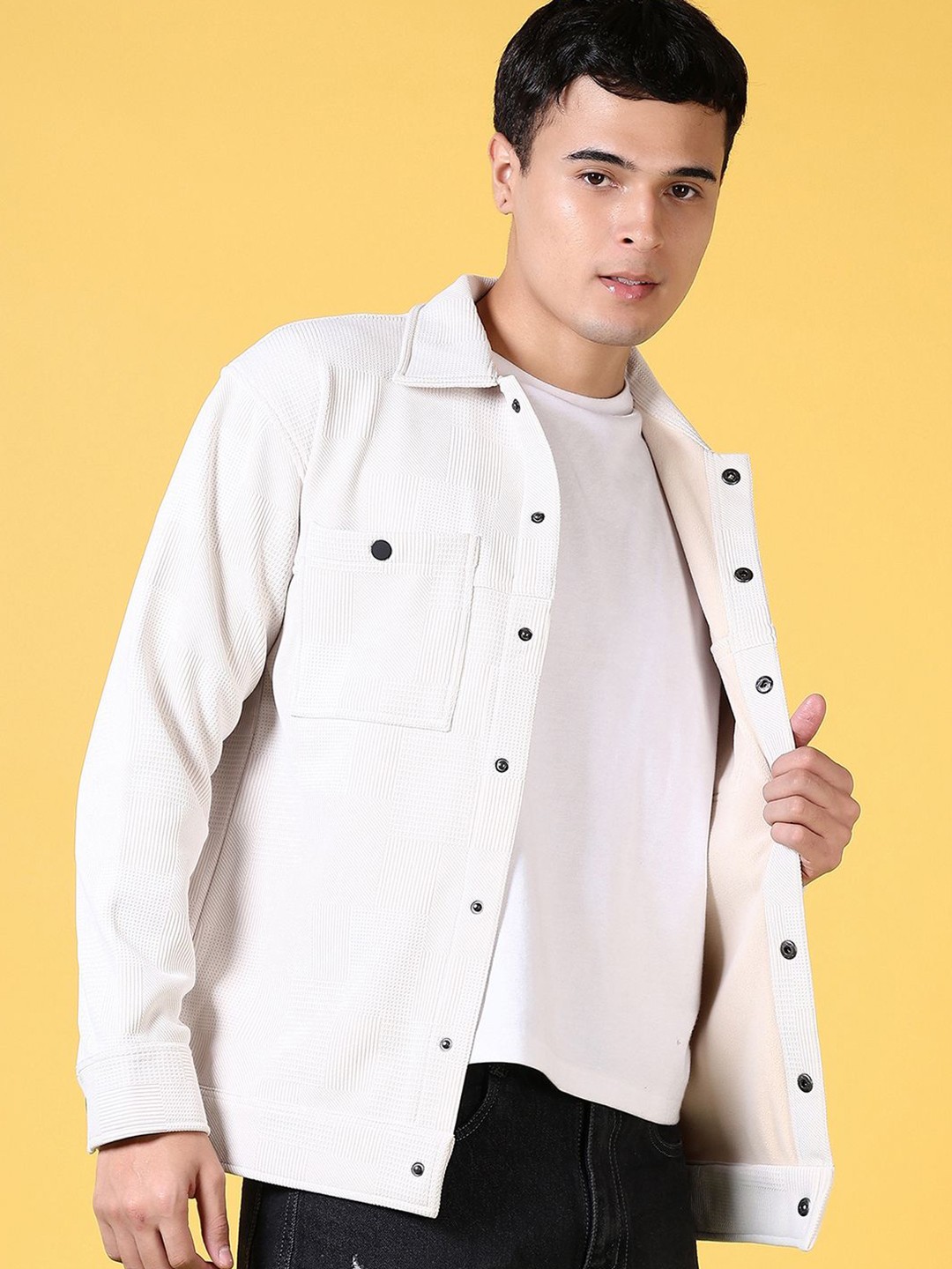 

V-Mart Men Sweatshirt, Off white