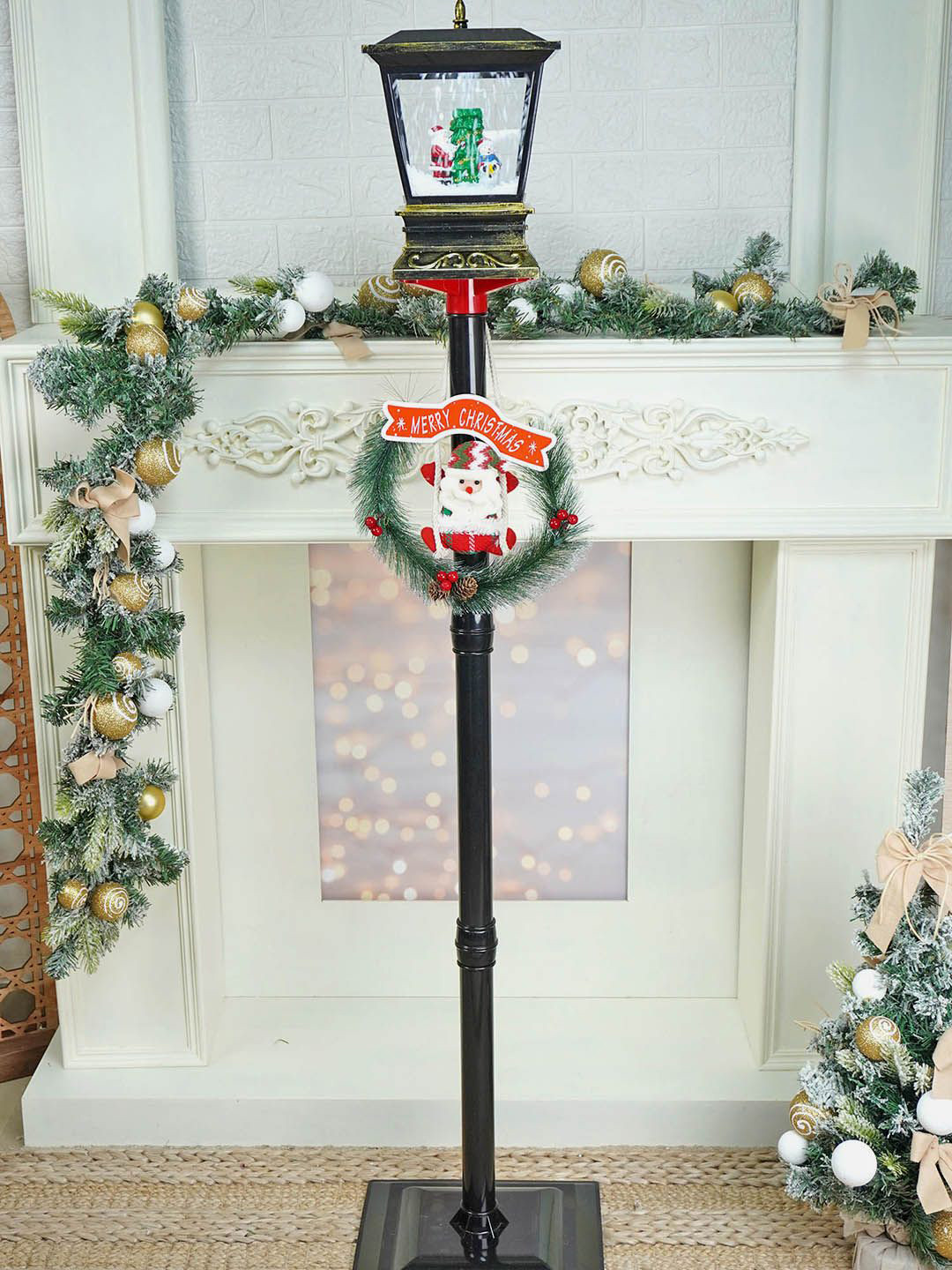 

Little Surprise Box LLP Black Musical Christmas Floor Lamps