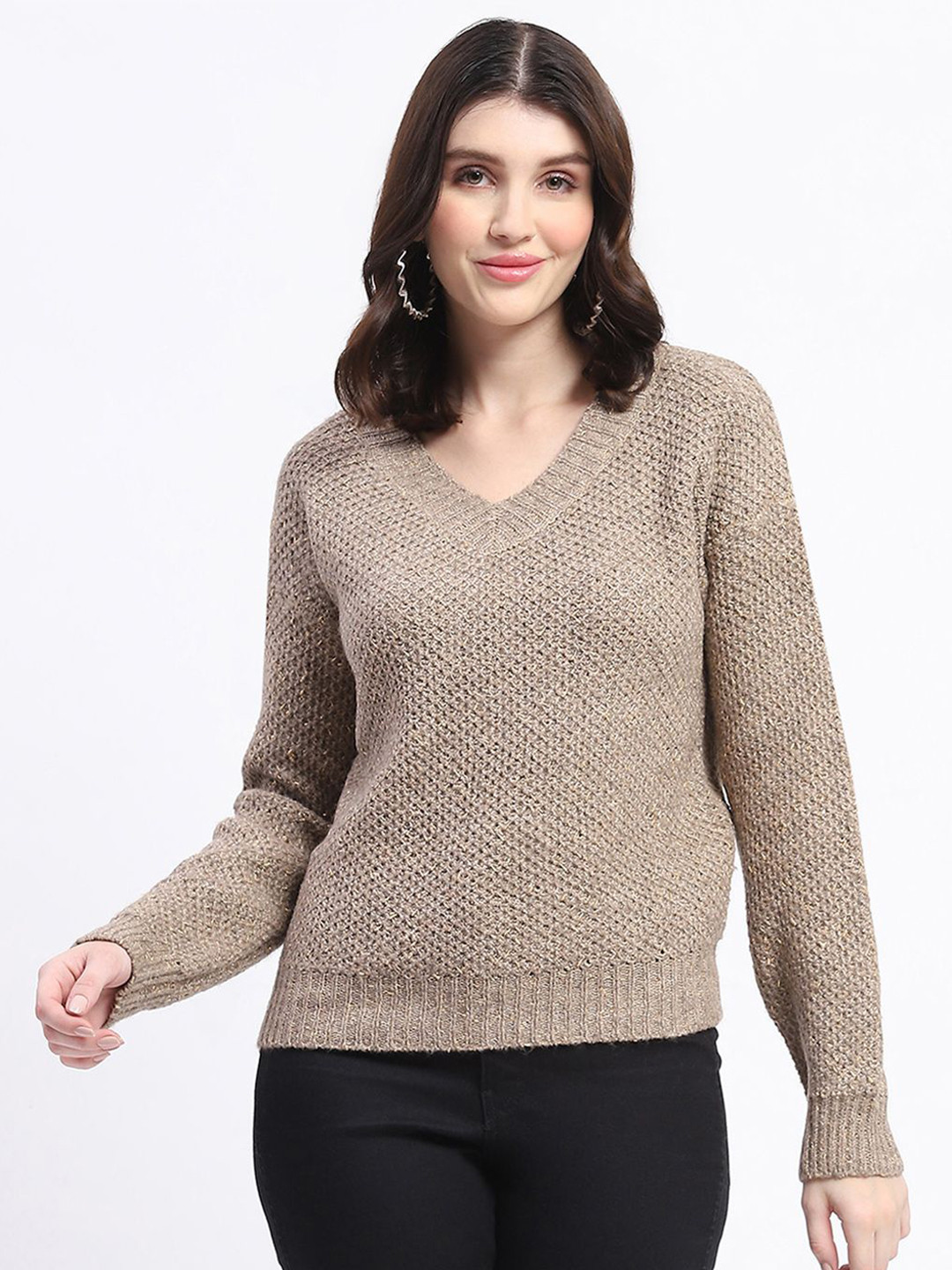 

Madame Women Pullover, Brown
