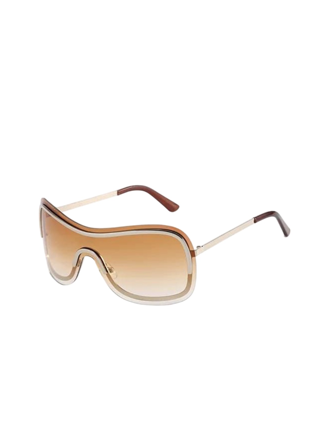 

Project Shades Unisex Oversized Sunglasses with UV Protected Lens, Brown