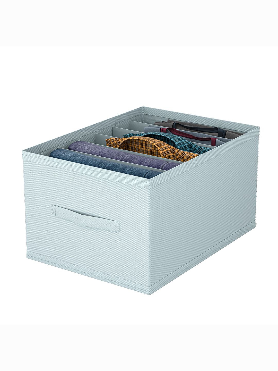 

Kuber Industries Grey Set of 1 Regular Drawer Organiser Organisers