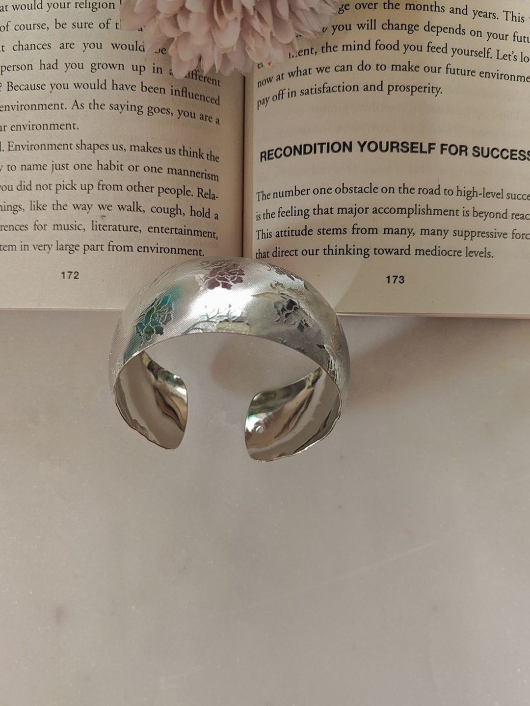 

NVR Girls Handcrafted Silver-Plated Cuff Bracelet