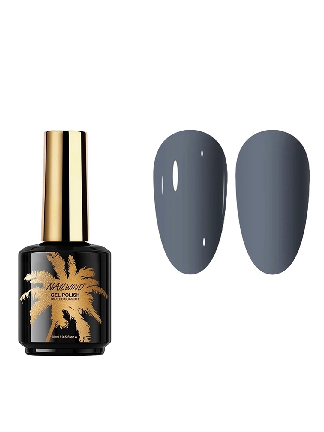

NAILWIND UV & LED Soak-Off Gel Nail Polish 15ml - Shade N055, Grey