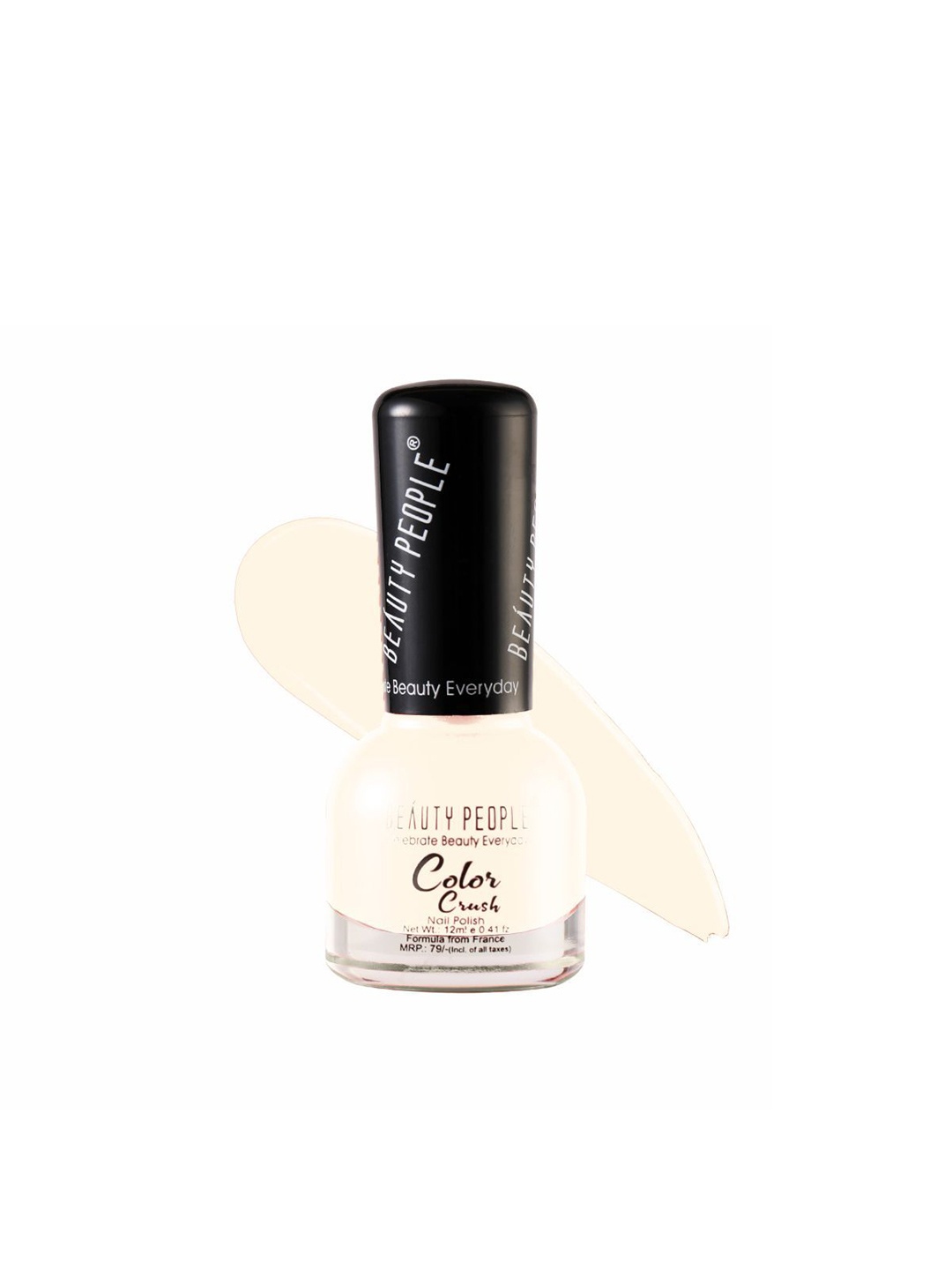

Beauty People Color Crush Long Lasting Nail Polish 12ml - Back To Basic BP09, Beige