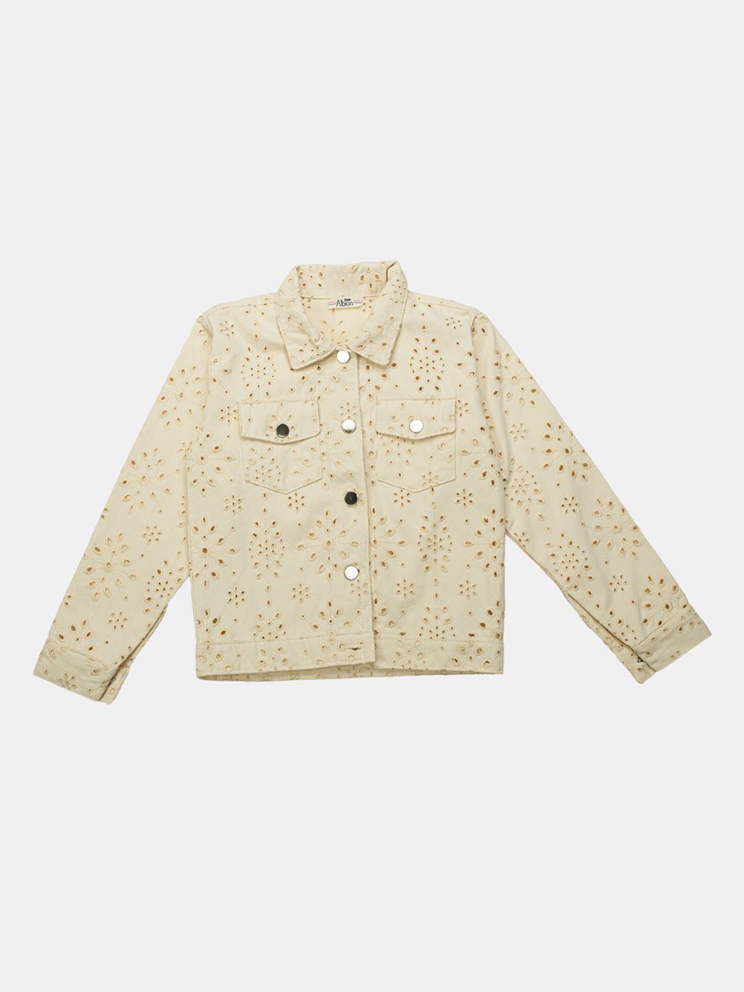

Albion By CnM Girls Tailored Jacket with Embroidered, Beige