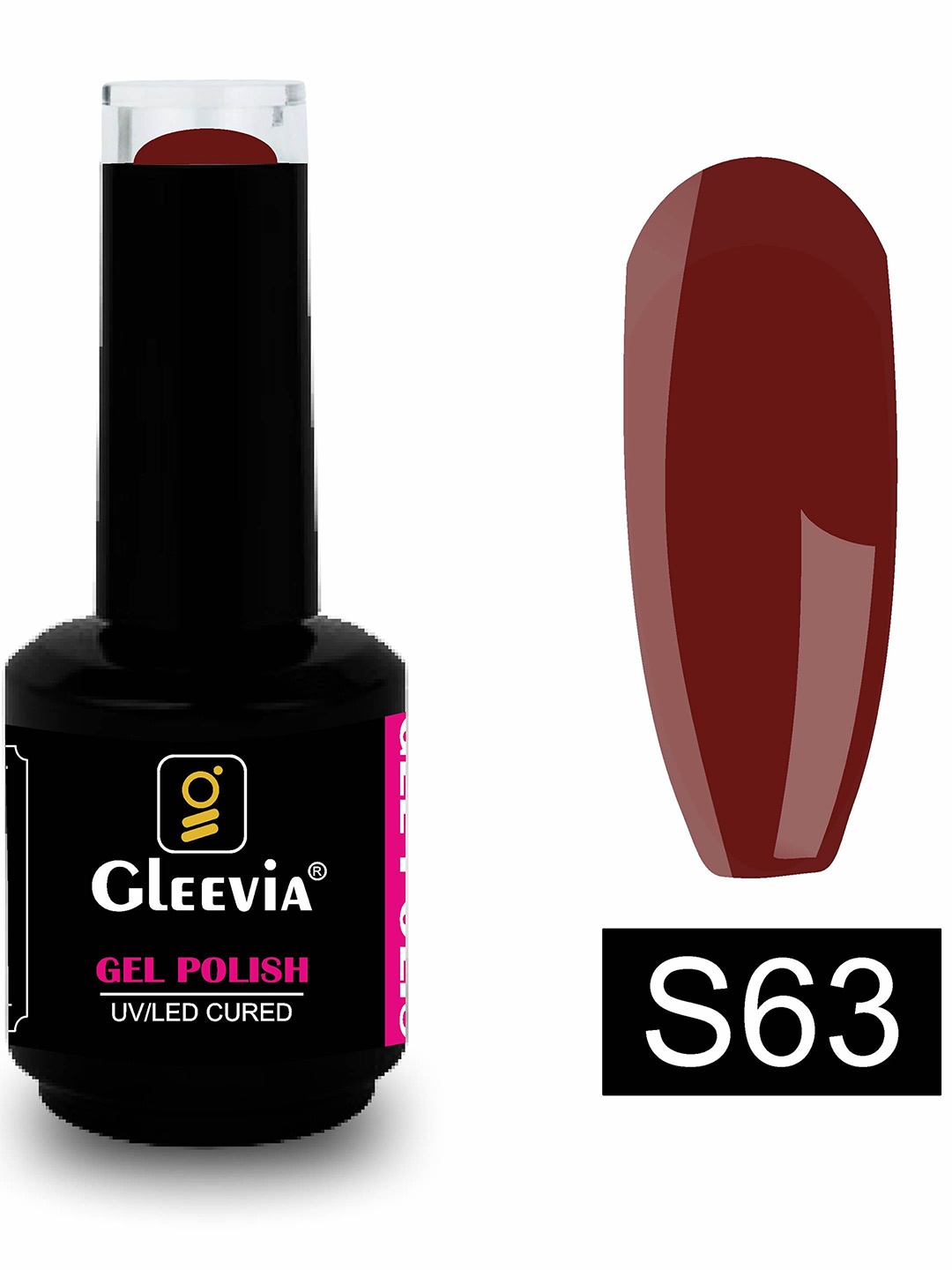 

Gleevia UV Gel Nail Polish - 15 ml - Shade S63, Nude