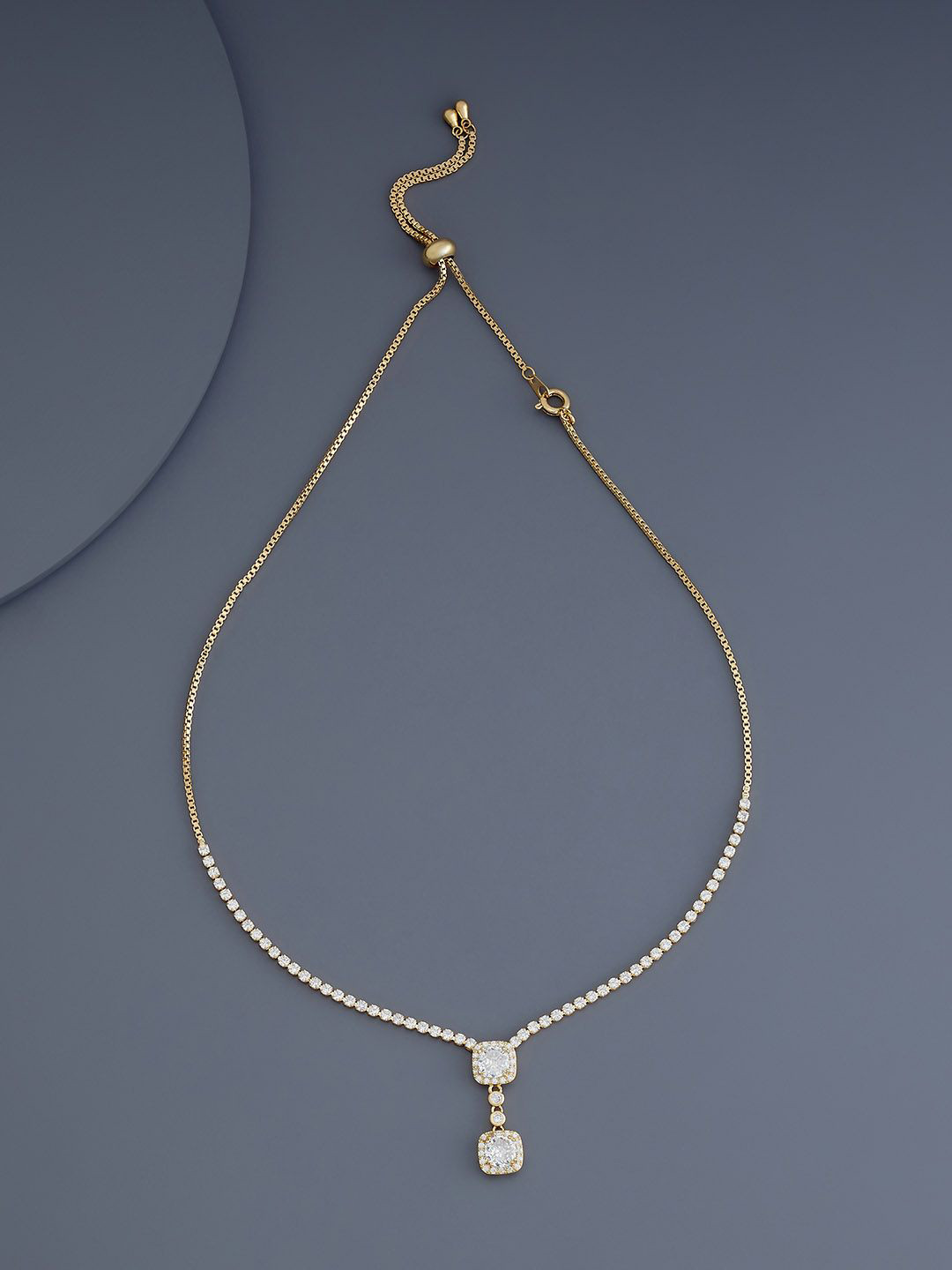 

Kushal's Fashion Jewellery Copper Gold-Plated Necklace