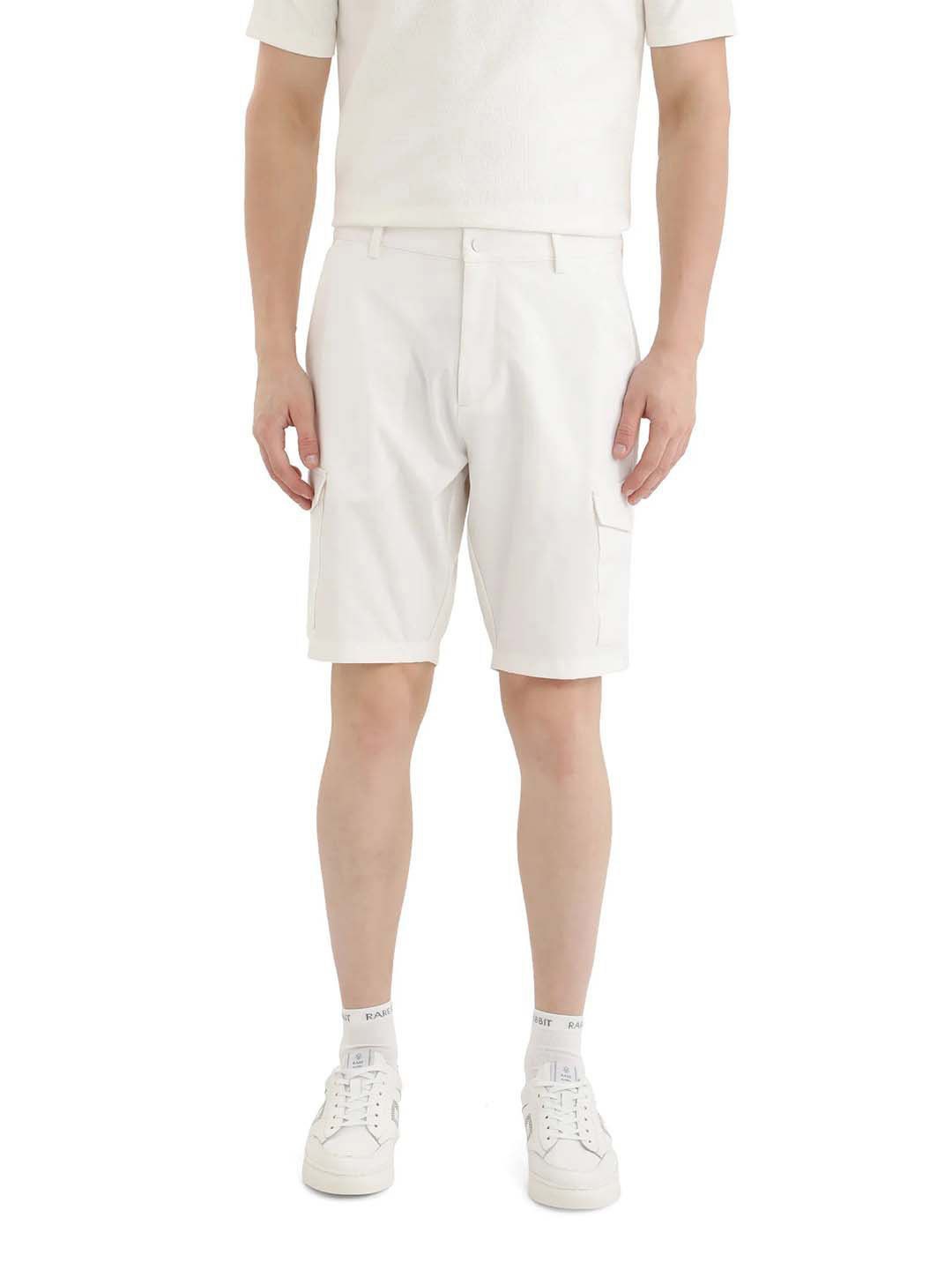 

RARE RABBIT Men Shorts, White