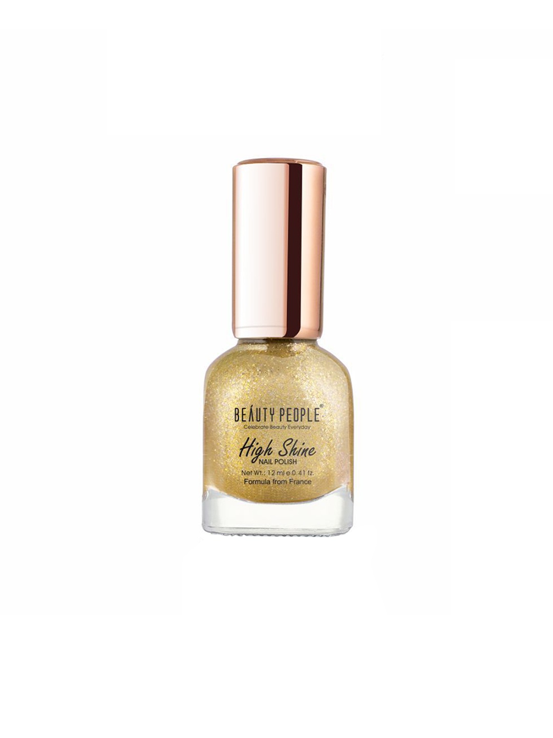 

Beauty People High Shine Long Lasting Glossy Nail Polish 12ml - Royal Shine, Gold