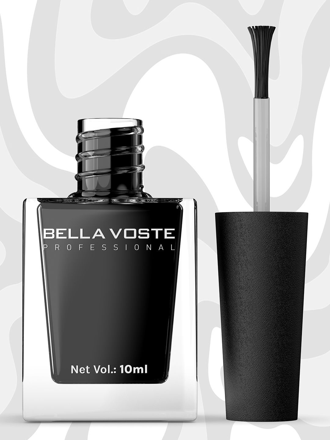 

Bella Voste Professional Long-Wearing Gel Shine Nail Polish - 10 ml - R10, Black