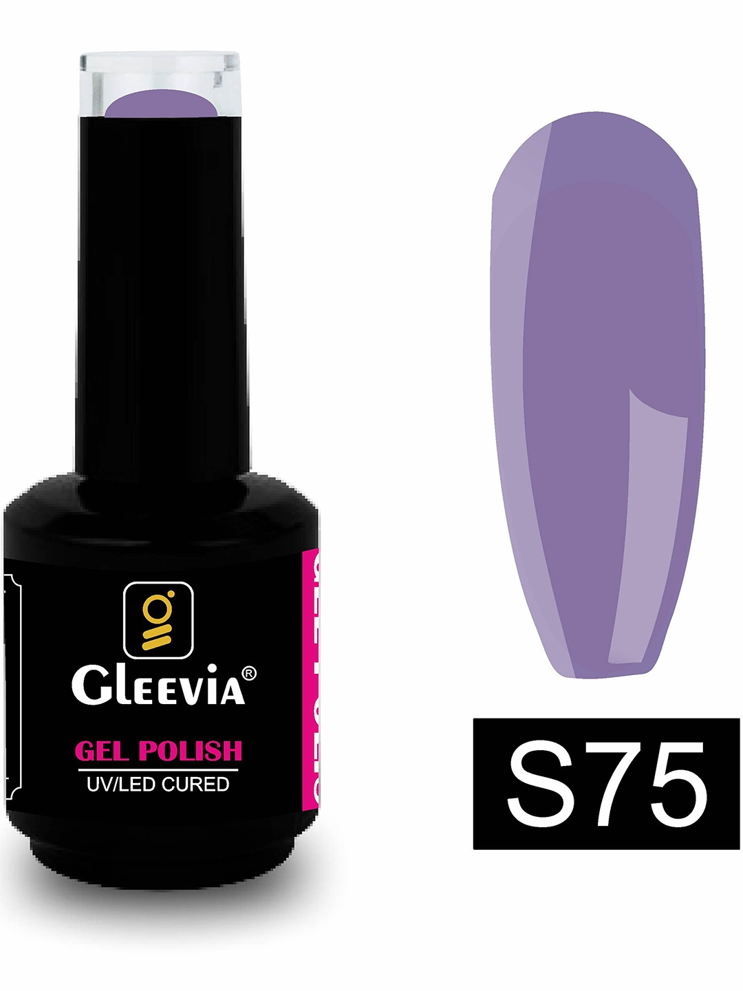 

Gleevia UV Gel Nail Polish - 15 ml - Shade S75, Nude